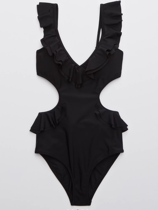 aerie Other - NWT Aerie Ruffle Cut Out One Piece Swimsuit